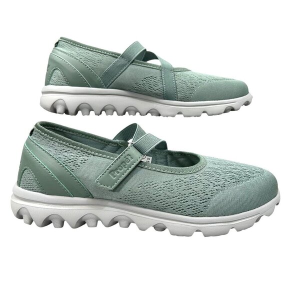 Propet NWOB Green TravelActive Breathable Mesh Mary Jane Walking Shoe Size 8.5 - Picture 2 of 12